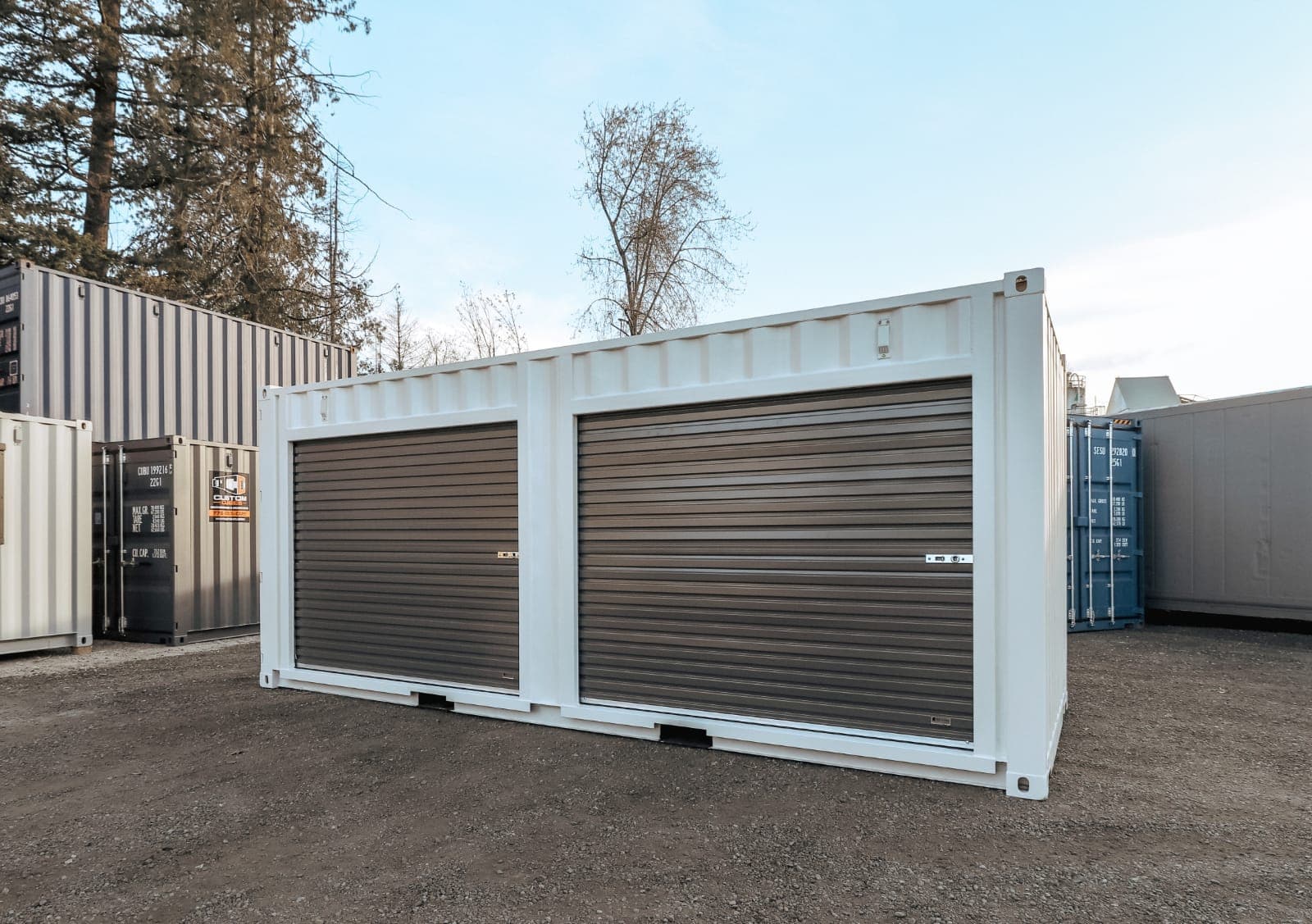 20&prime; Shipping Container + (2)  8&prime; Rollup Doors - Tupcan Pty Ltd