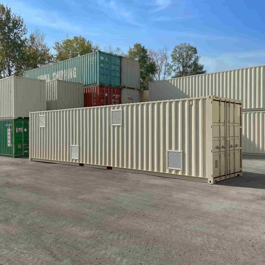 40&rsquo;HC &ldquo;CONTAINMENT CUBE&rdquo; with 4 x Roll Up Doors - Tupcan Pty Ltd