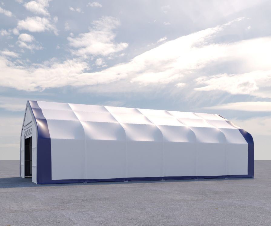 Dual Truss Storage Shelter (30&prime; x 60&prime; x 20&prime;) - Tupcan Pty Ltd