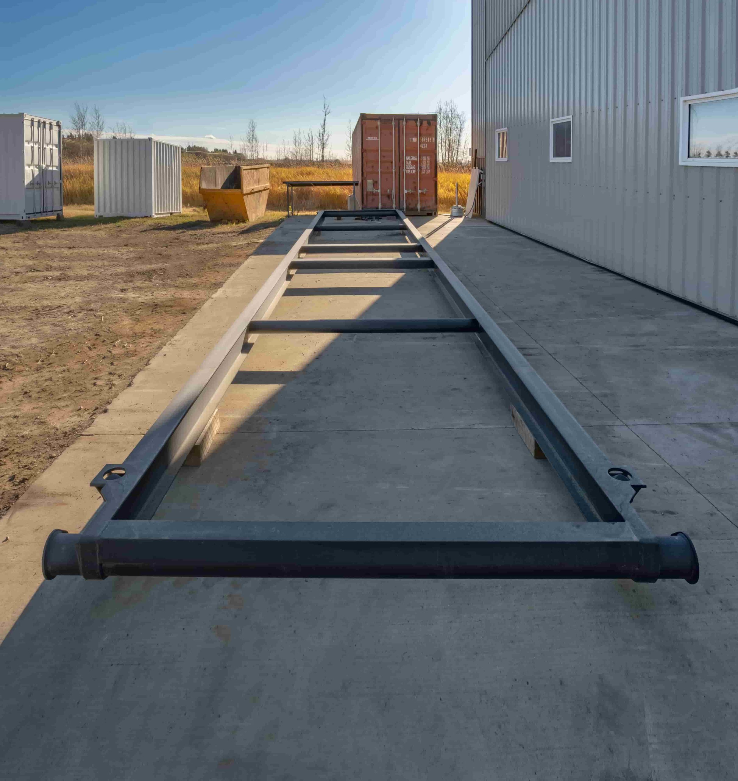 40&rsquo; Container skid w/ twist lock &ldquo;Non Grated&rdquo; - Tupcan Pty Ltd