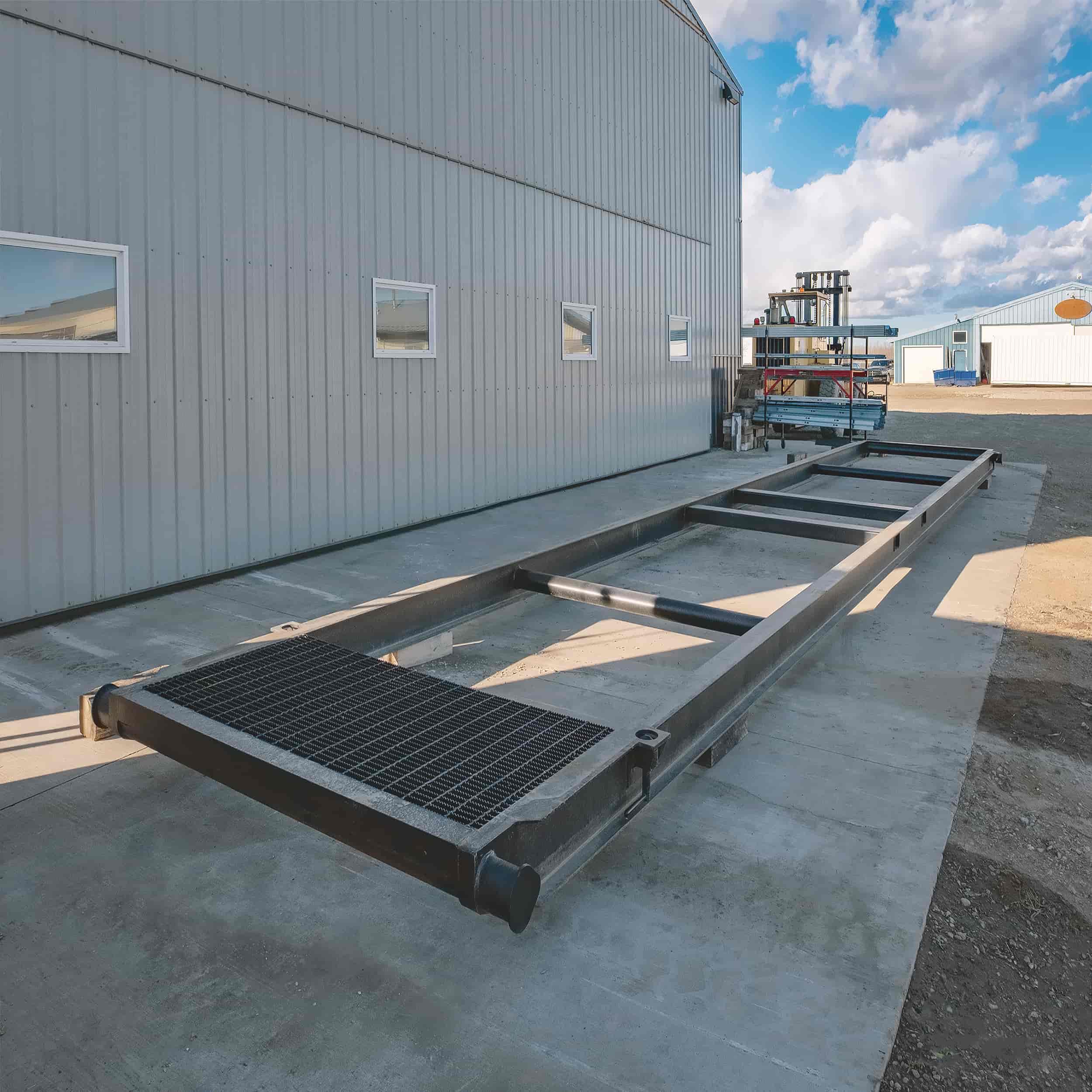 40&rsquo; Container skid w/ twist lock &ldquo;Grated&rdquo; - Tupcan Pty Ltd