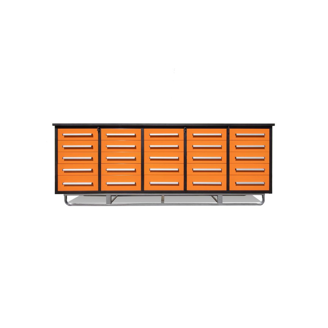 M&B | 10&rsquo; Workbench Cabinet with 25 Drawers - Tupcan Pty Ltd