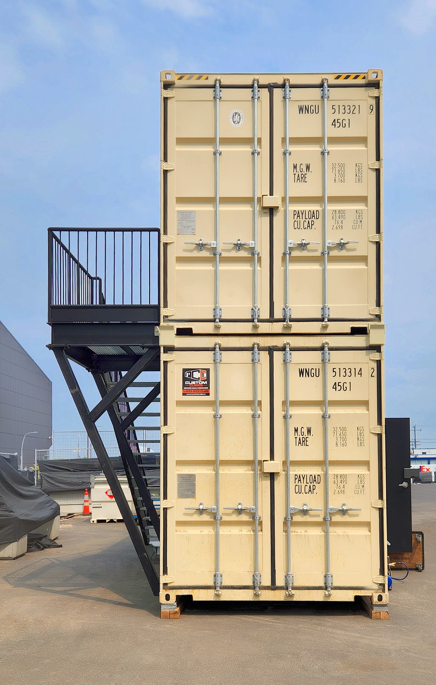 40&rsquo;HC VIP Area with Patio for the Oilers - Tupcan Pty Ltd