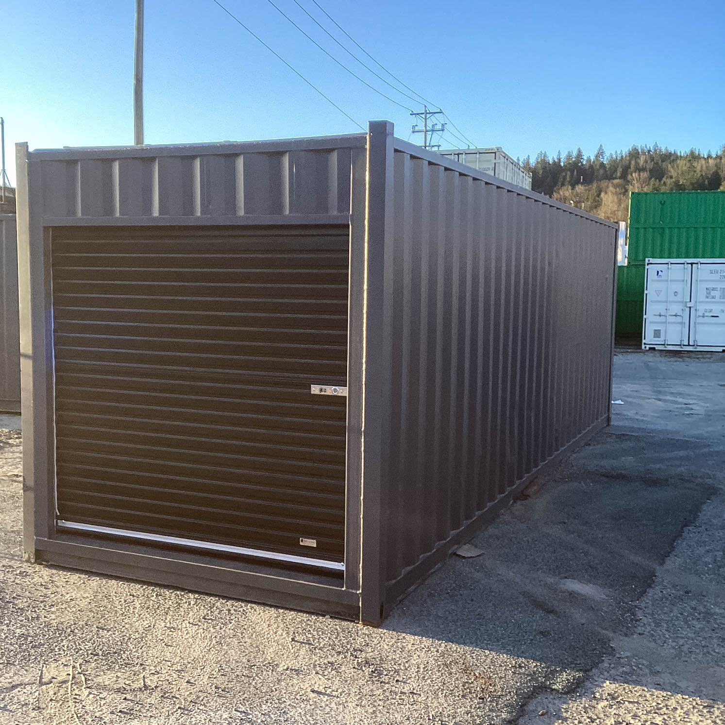 26&prime; Cut-Down Shipping Container w/Roll-Up Door - Tupcan Pty Ltd